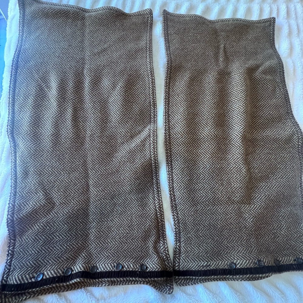 34 by 17 Vintage Ralph Lauren pillow covers wool soft material two - Picture 3 of 8